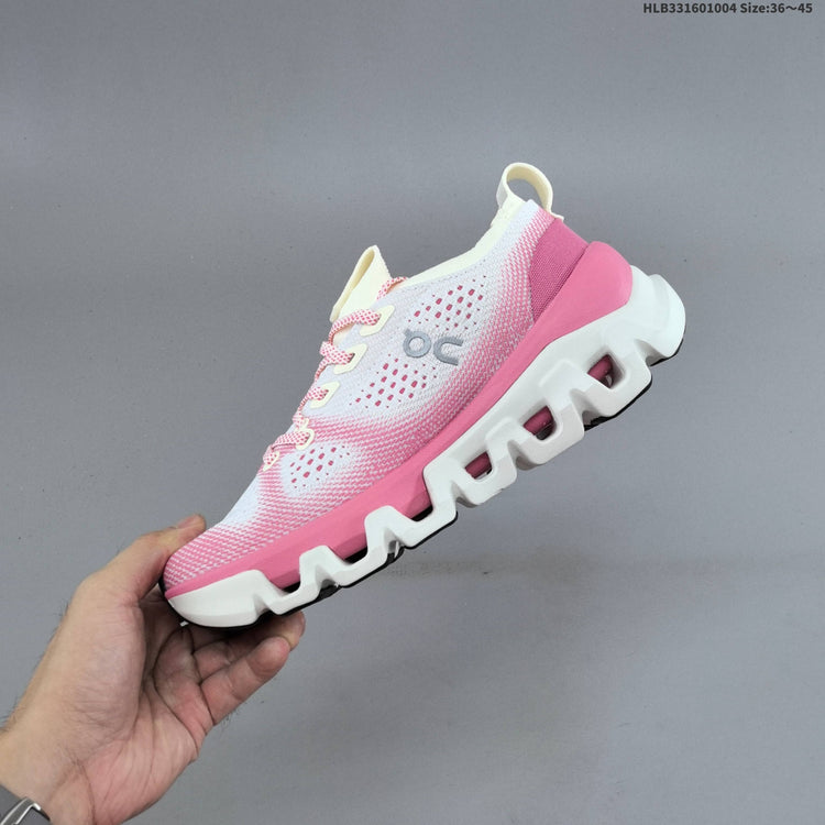 On Cloud X Tempo White & Pink Sneakers