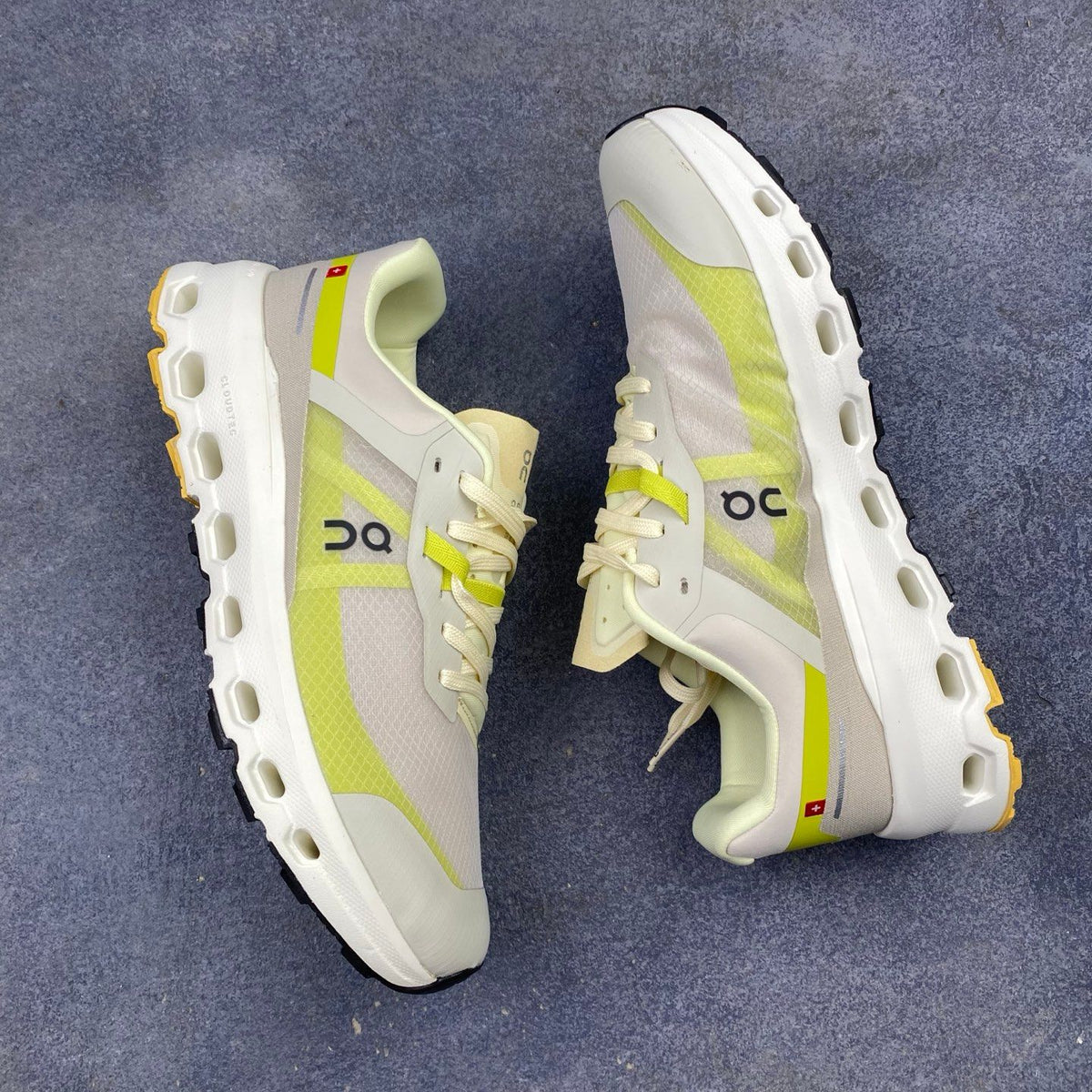 On Cloudvista 2 Cream & Lime Sneakers