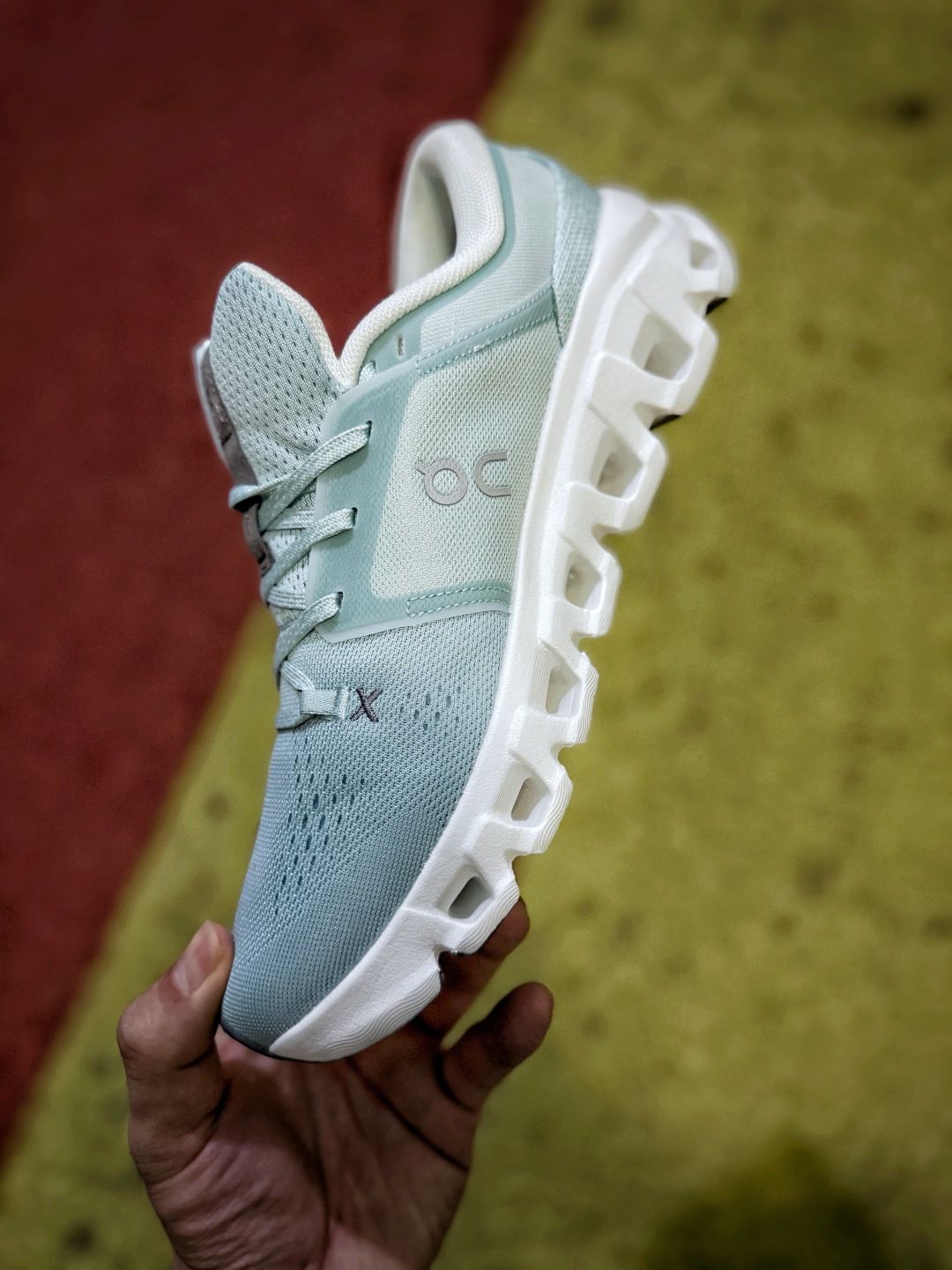 On Cloud X 5 Ice Blue & White Sneakers