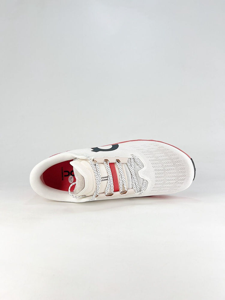 On Cloudmonster 3 Hyper White & Coral Sneakers