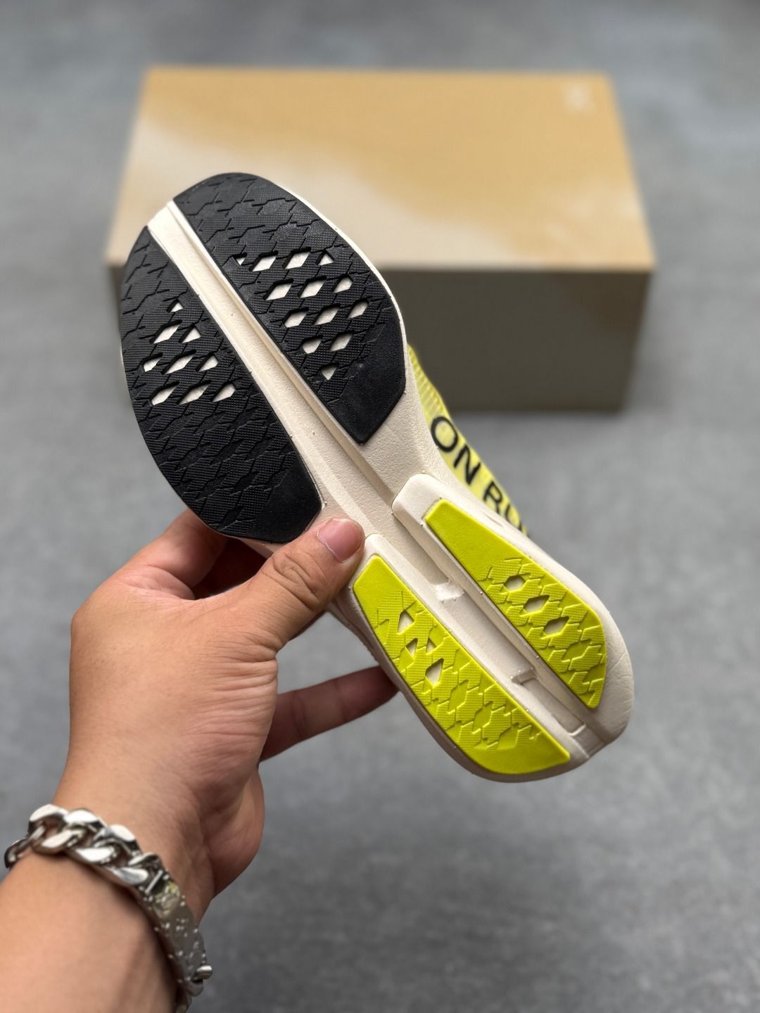 On Cloudboom Strike Limelight Sneakers