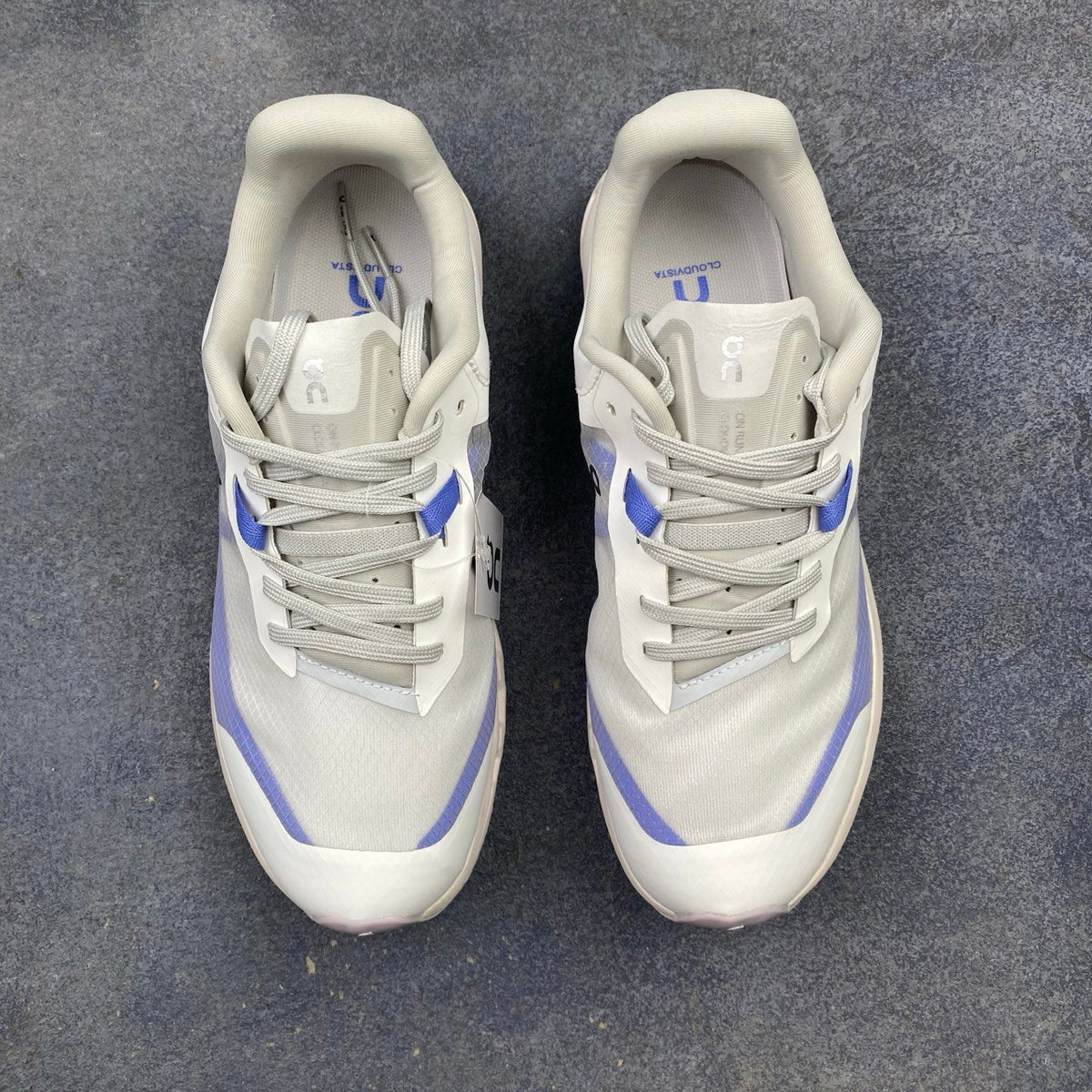 On Cloudvista 2 Cream & Blue Sneakers