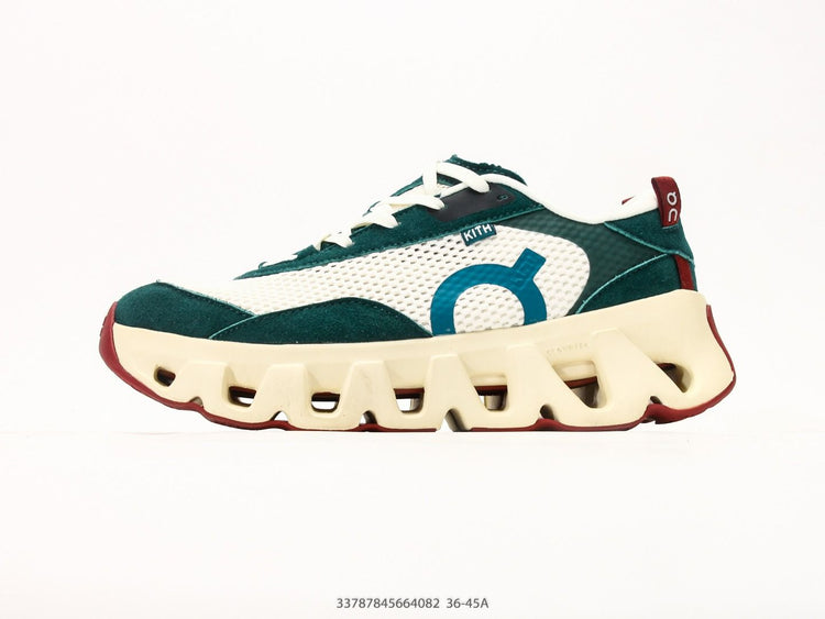 On Cloudswift K-Tech 2 Green & Cream Sneakers