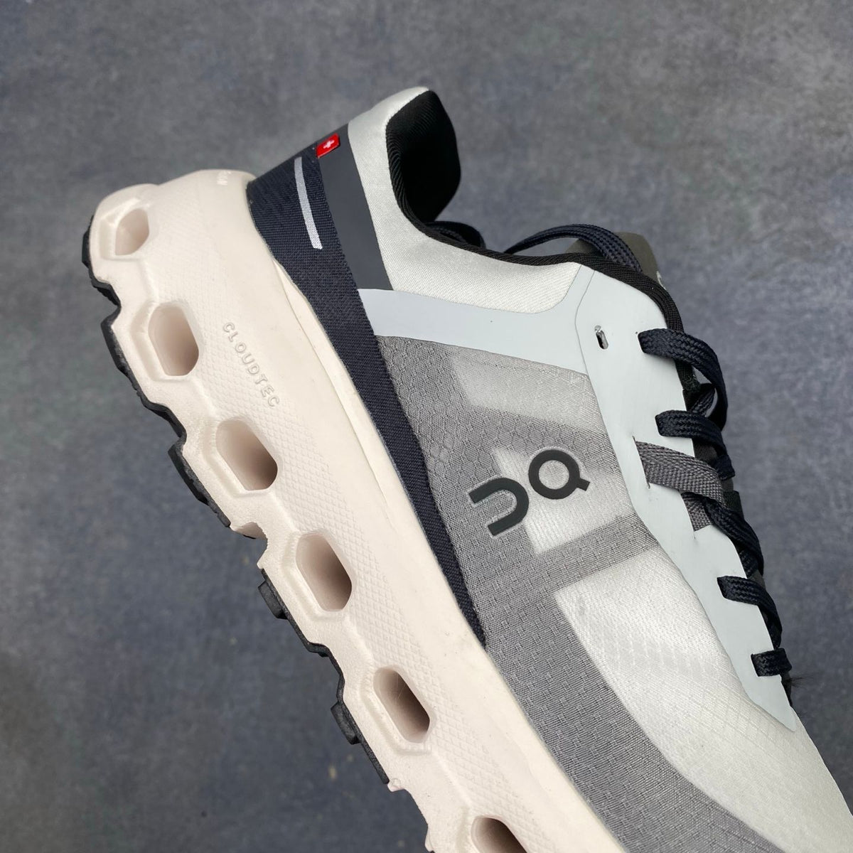 On Cloudvista 2 White & Grey Sneakers