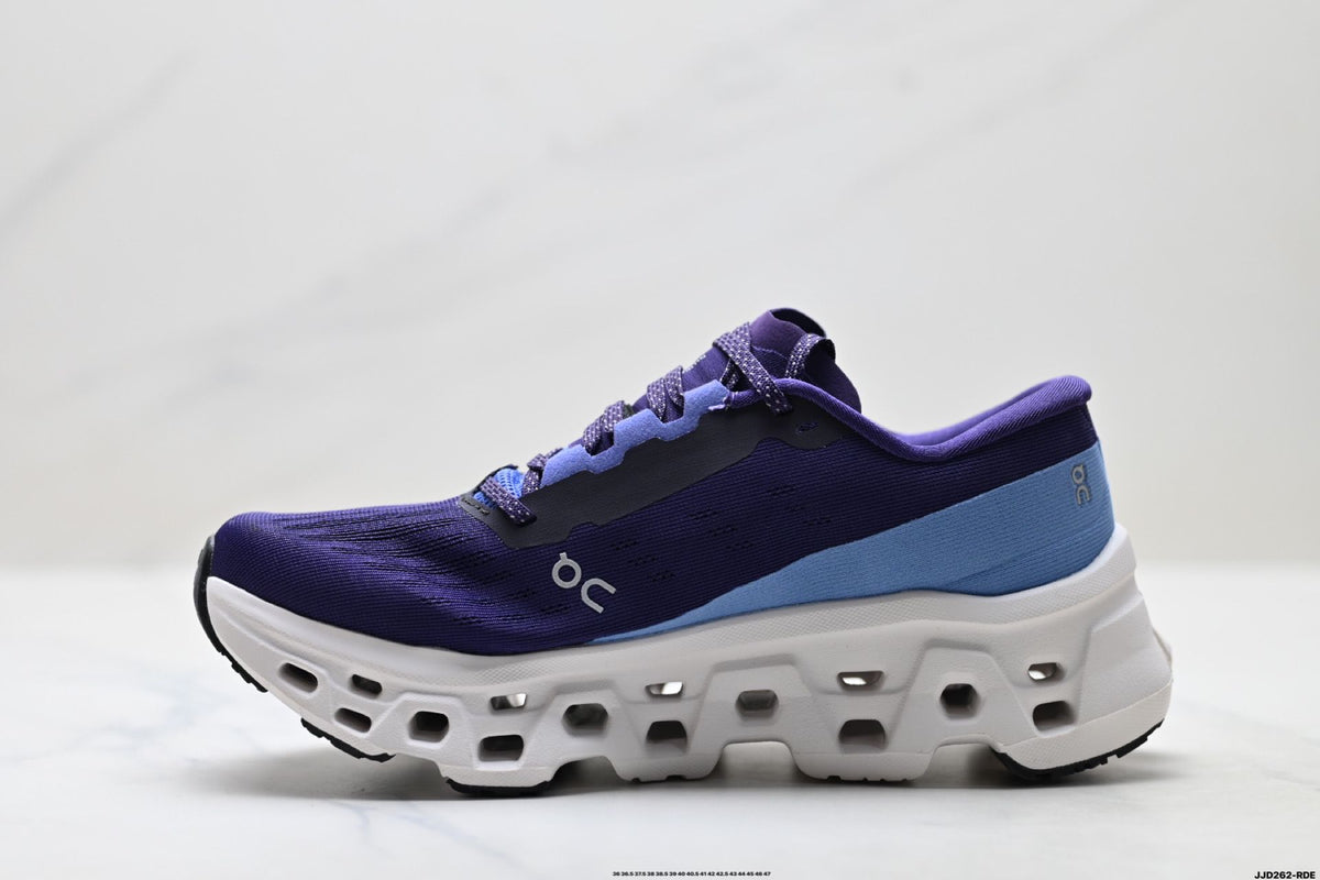 On Cloudmonster 3 Purple & White Sneakers