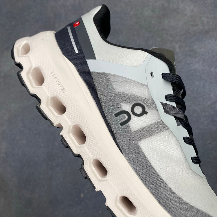 On Cloudvista 2 Light Grey & Black Sneakers