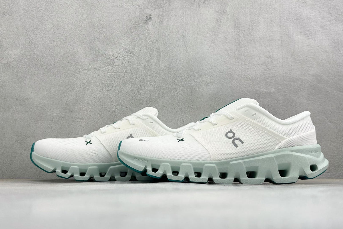 On Cloud X 5 White & Mint Sneakers