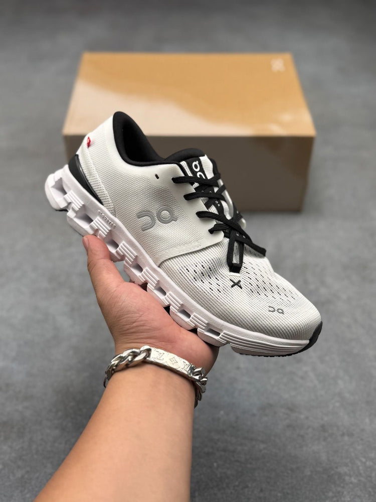 On Cloud X 4 White & Black Sneakers