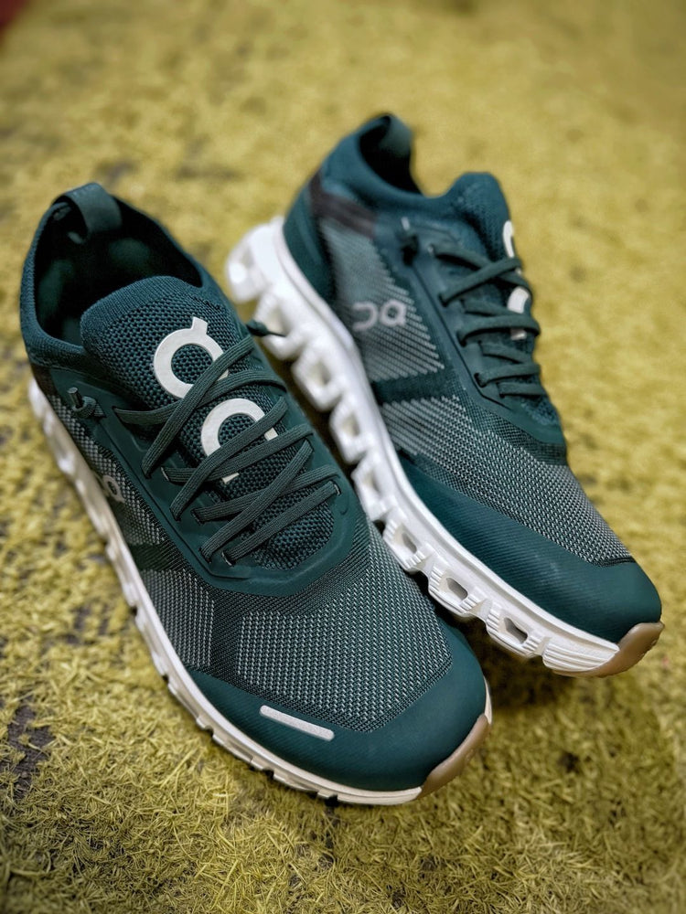 On Cloud X 5 Dark Teal & White Sneakers