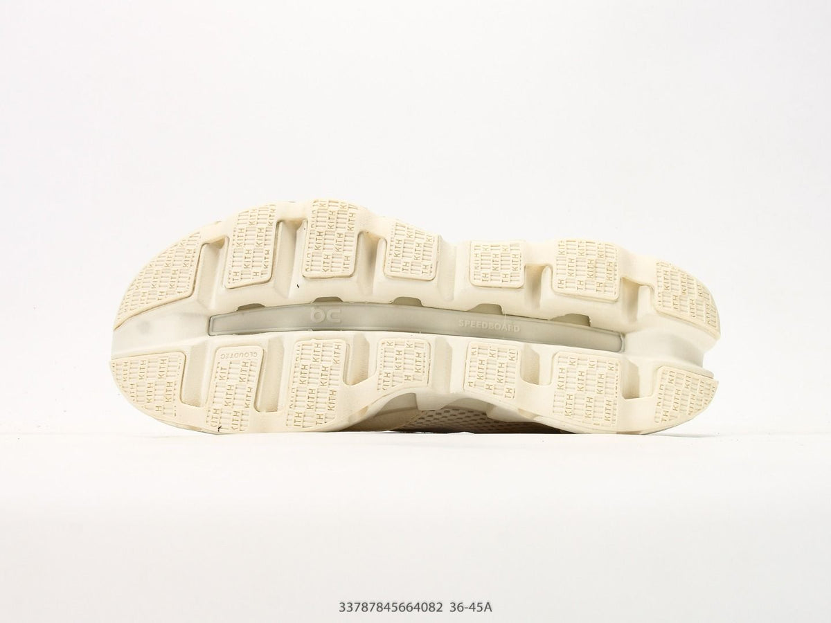 On Cloudswift K-Tech 2 Cream & Black Sneakers