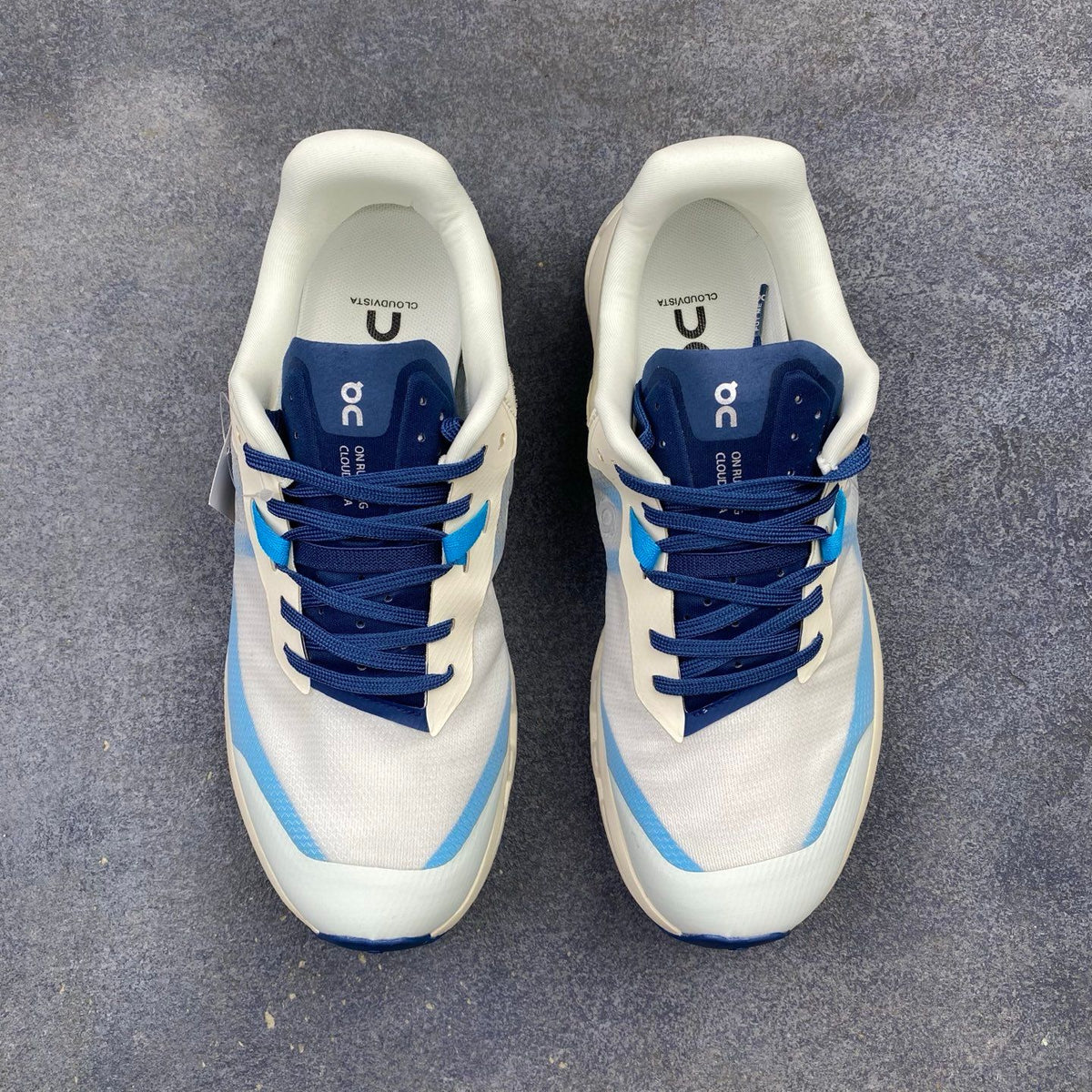 On Cloudvista 2 Cream & Sky Blue Sneakers