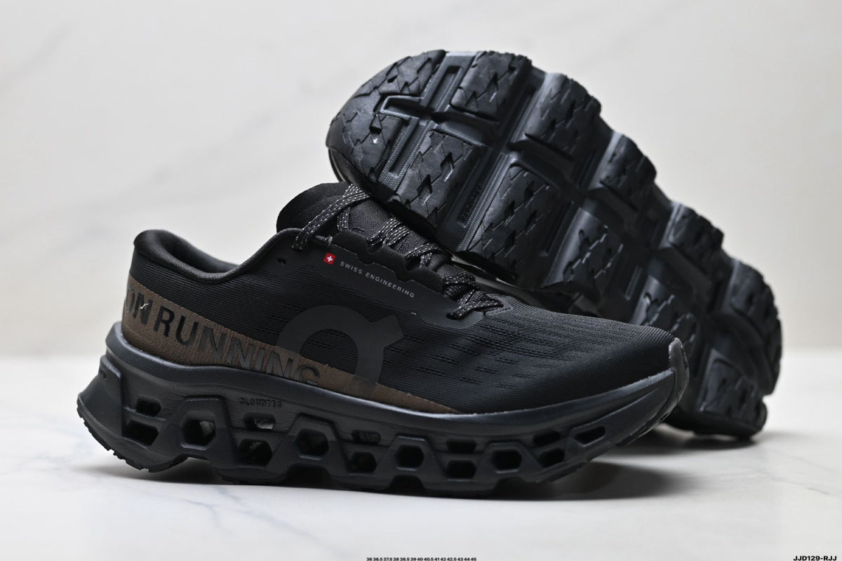 On Cloudmonster 3 All-Black Sneakers