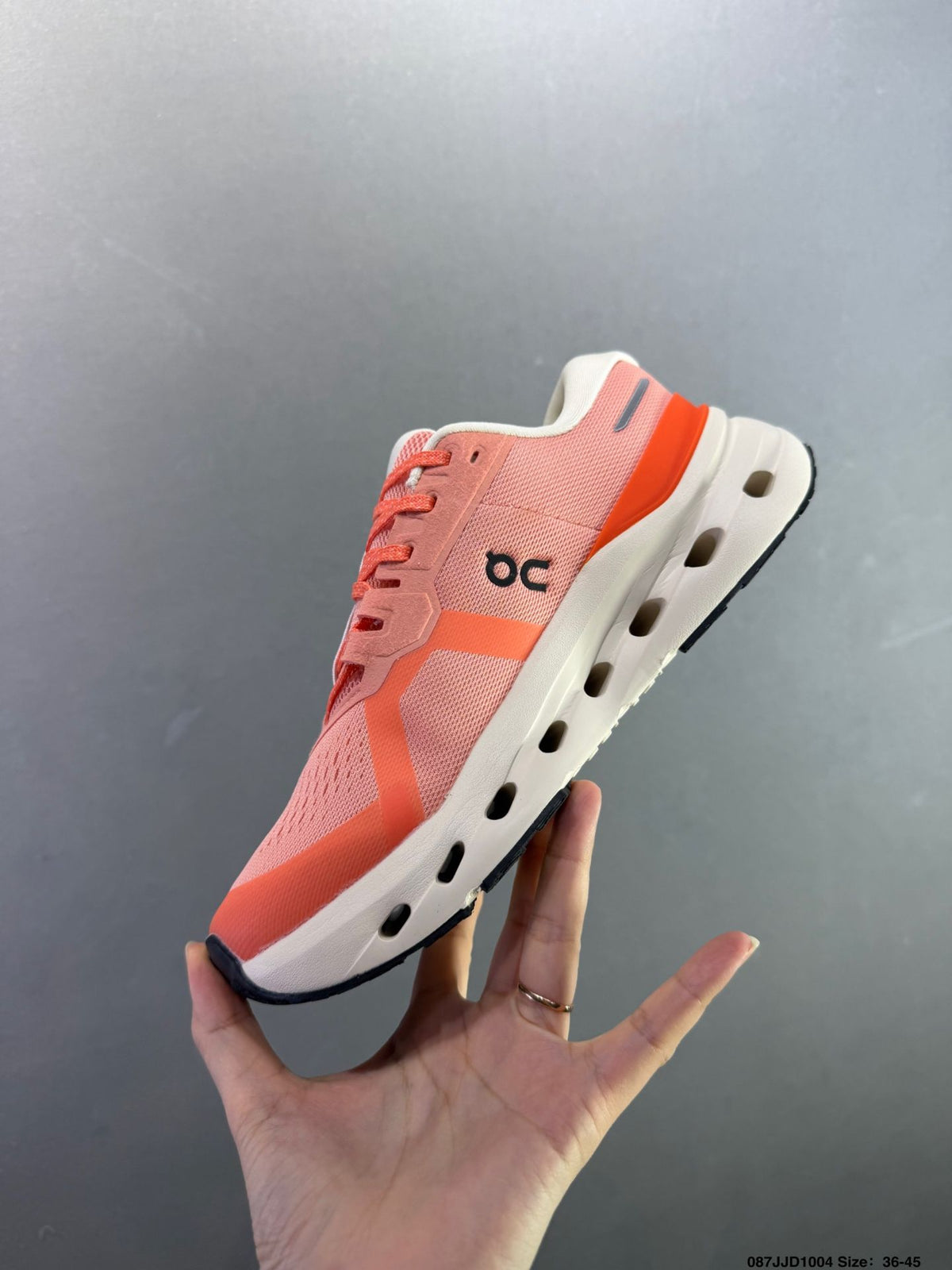 On Cloudrunner 3 Coral & Cream Sneakers