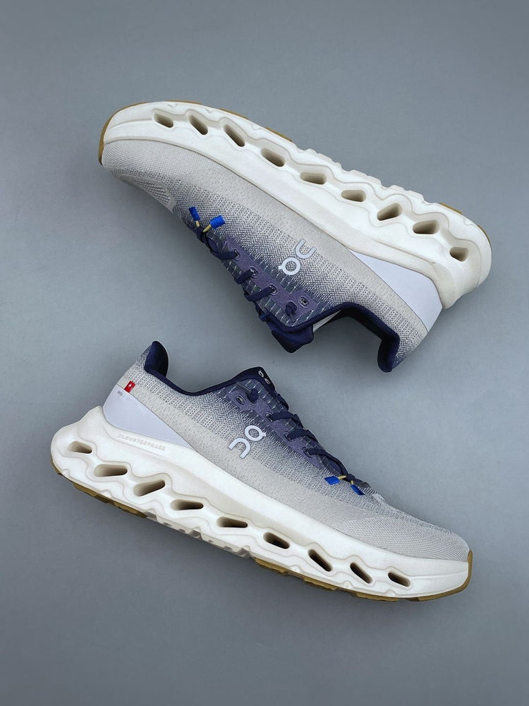 On Cloudtilt White & Navy Sneakers