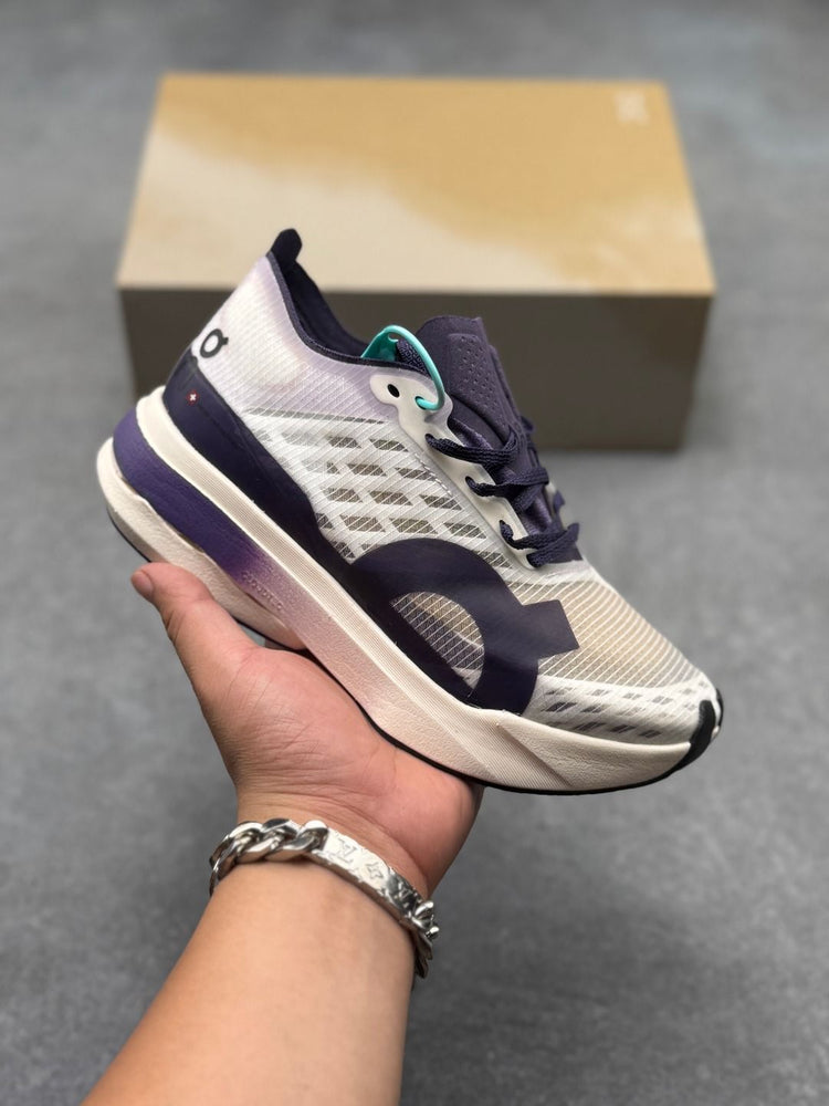 On Cloudboom Strike Black & Cream Sneakers