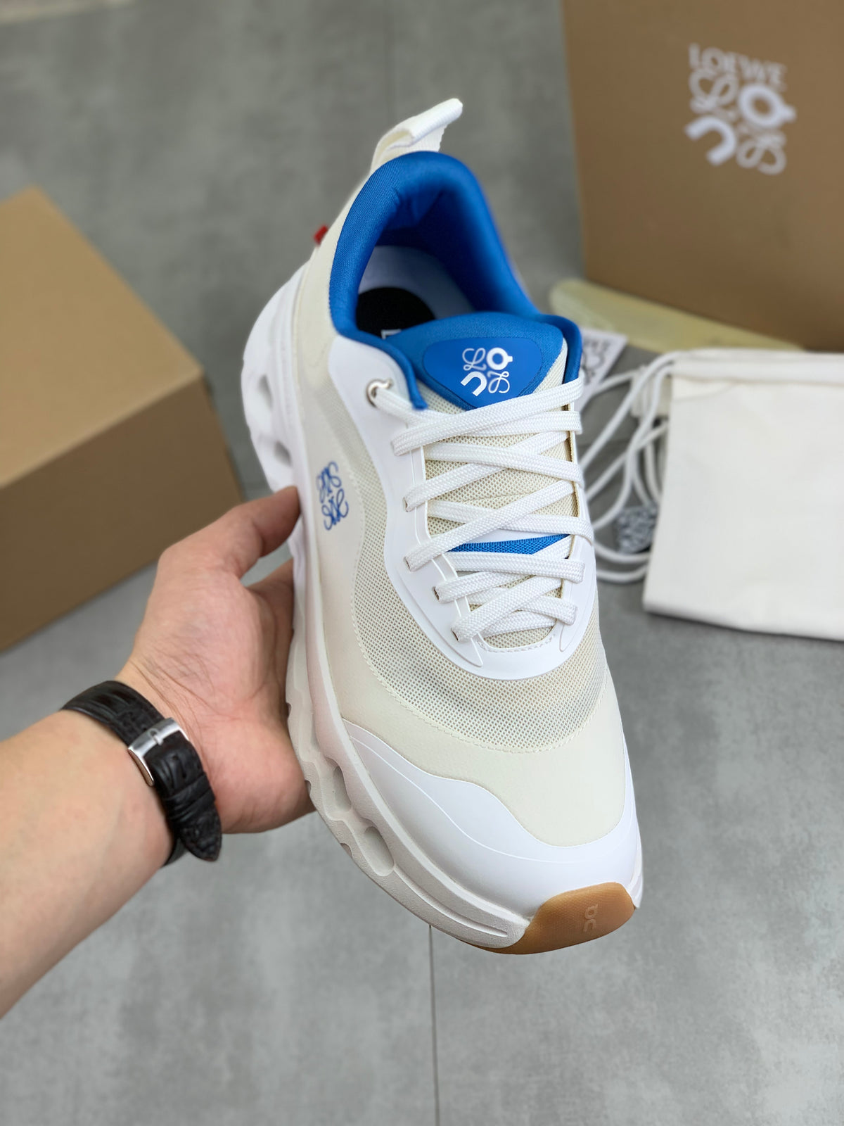 LOEWE x OnWhite & Blue Sneakers