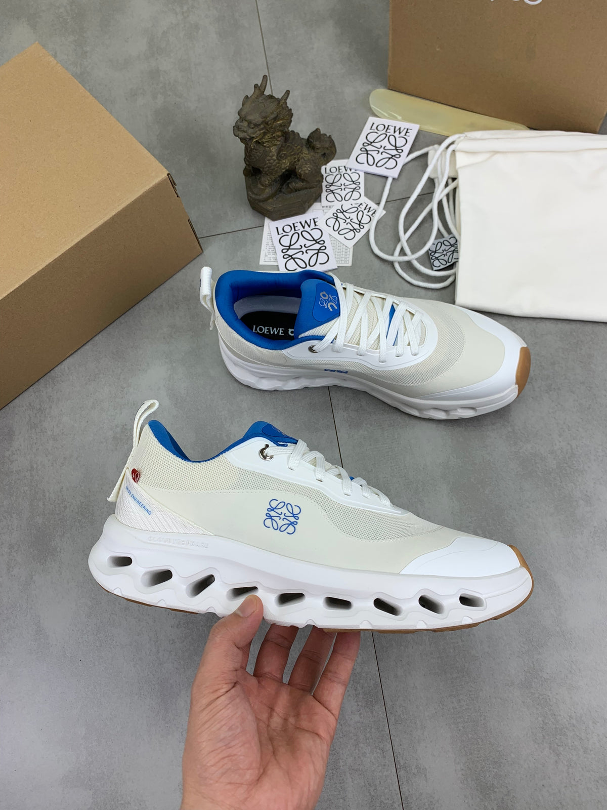 LOEWE x OnWhite & Blue Sneakers