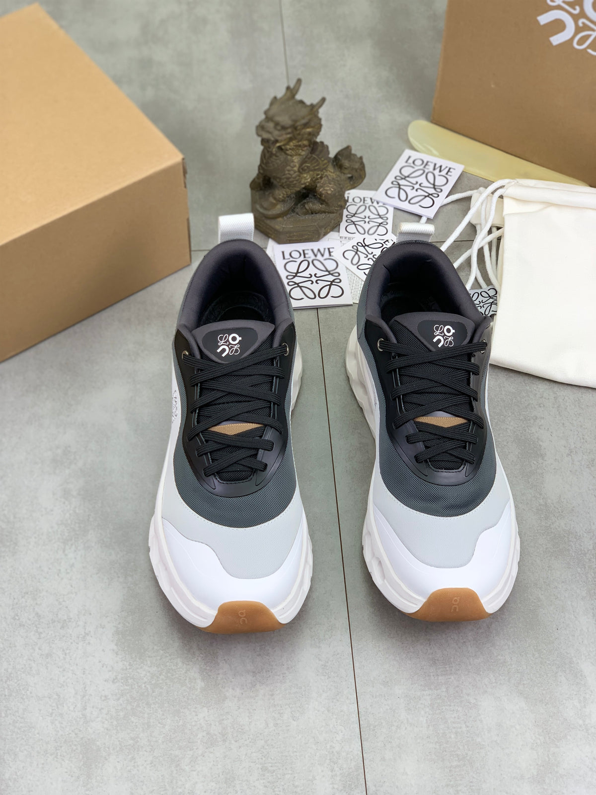LOEWE x On Black & Grey Sneakers