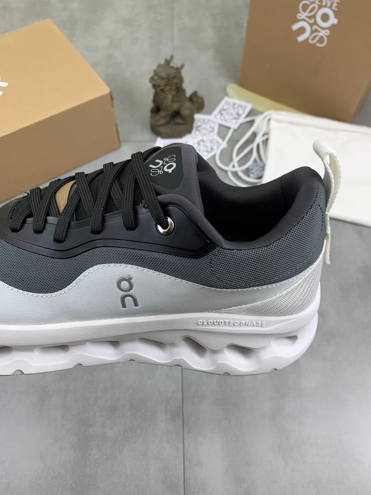 LOEWE x On Black & Grey Sneakers