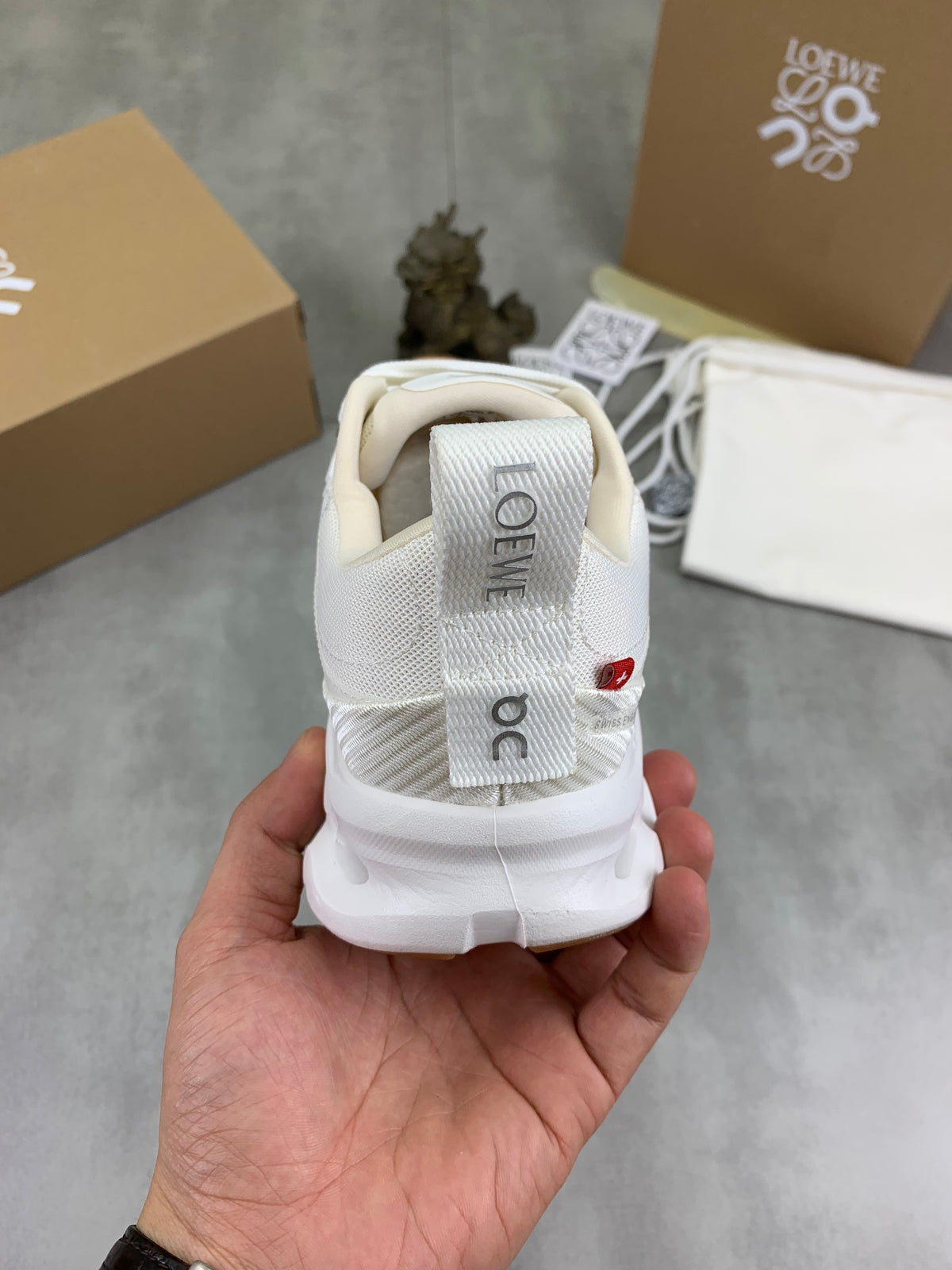 LOEWE x On White Sneakers