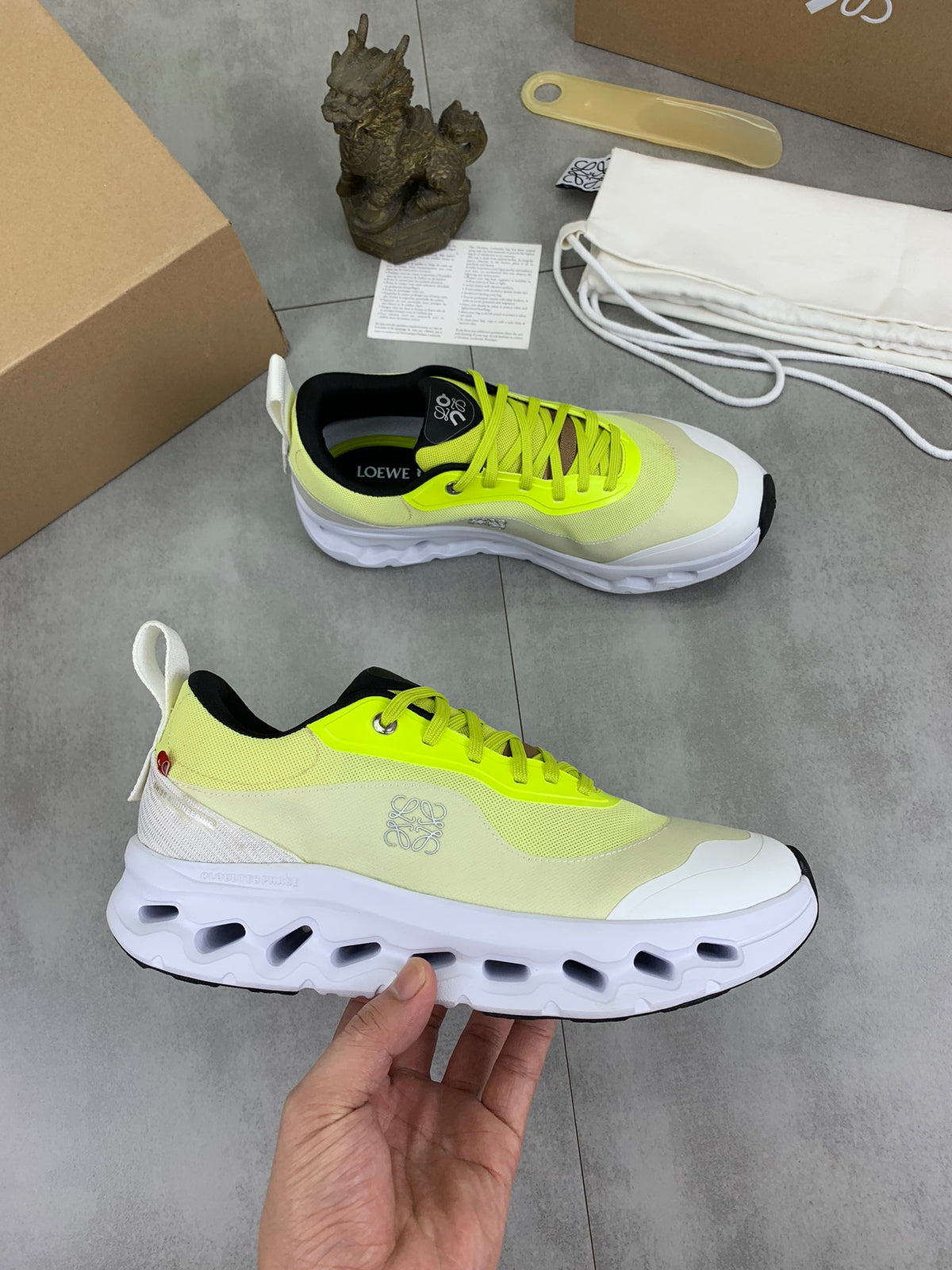 LOEWE x On Cloudtilt 2.0 Neon Yellow Sneakers