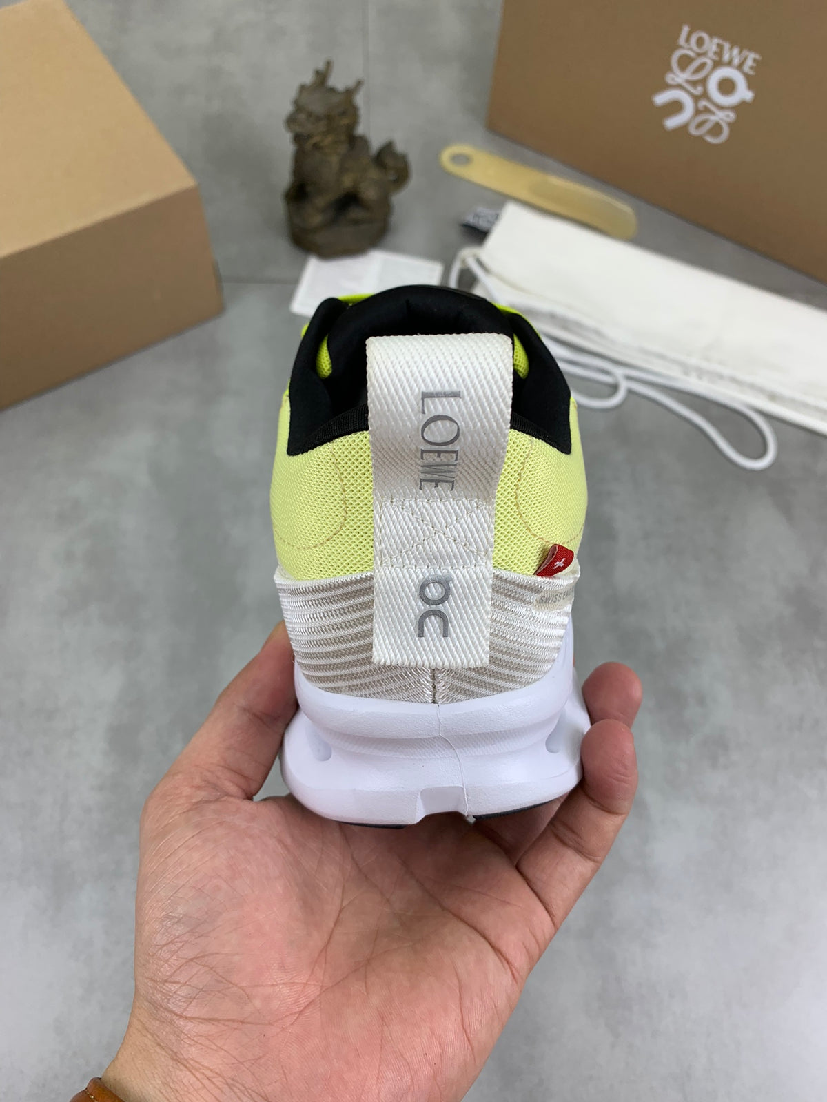 LOEWE x On Cloudtilt 2.0 Neon Yellow Sneakers