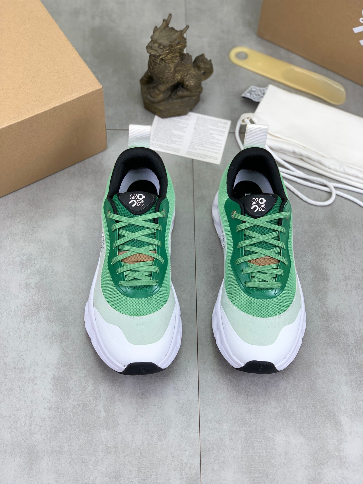 LOEWE x On Cloudtilt 2.0 Green Gradient Sneakers