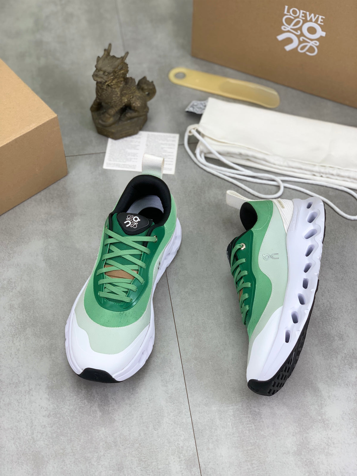 LOEWE x On Cloudtilt 2.0 Green Gradient Sneakers