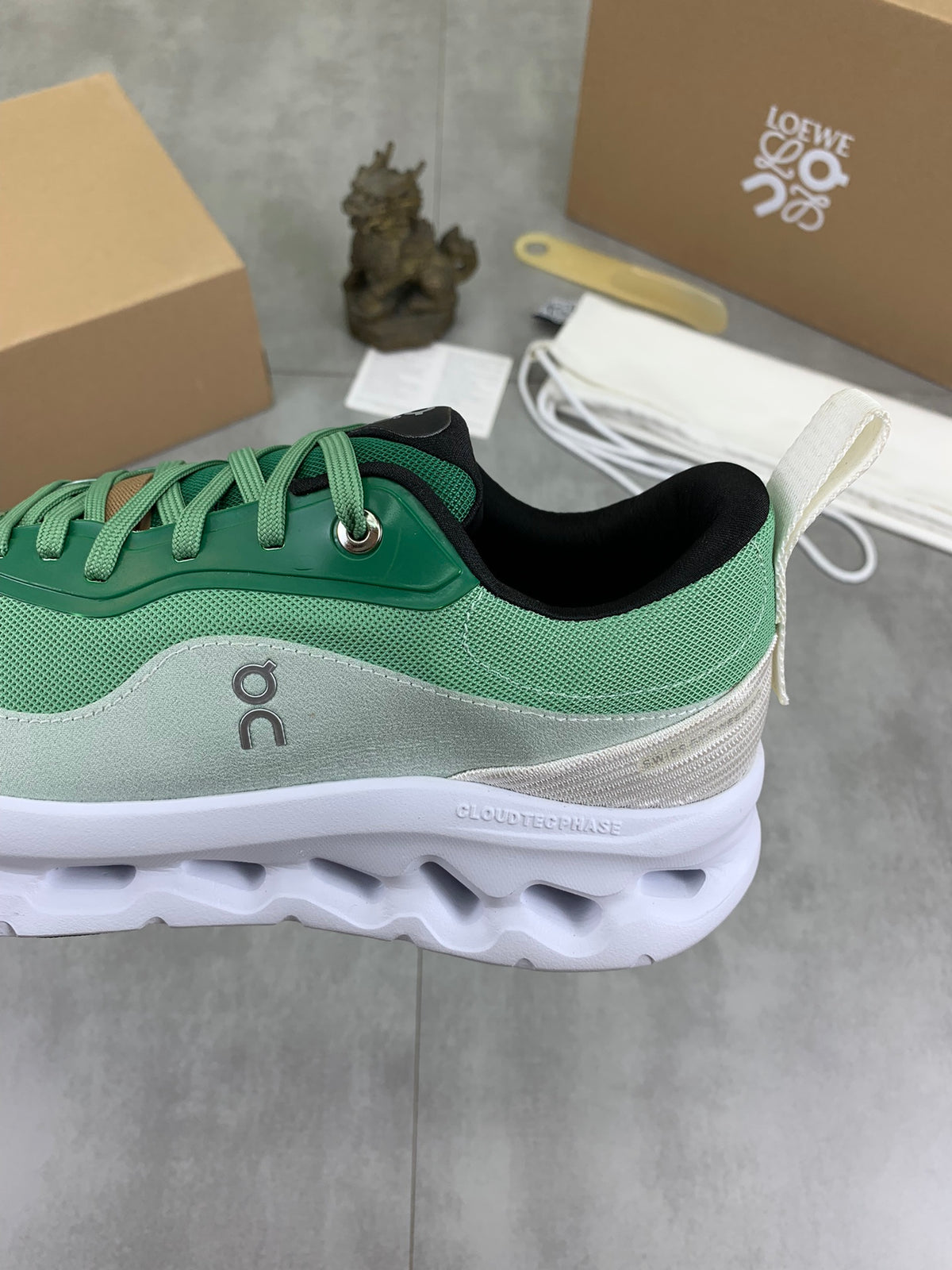 LOEWE x On Cloudtilt 2.0 Green Gradient Sneakers