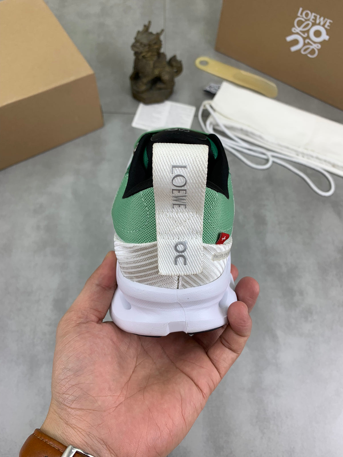 LOEWE x On Cloudtilt 2.0 Green Gradient Sneakers