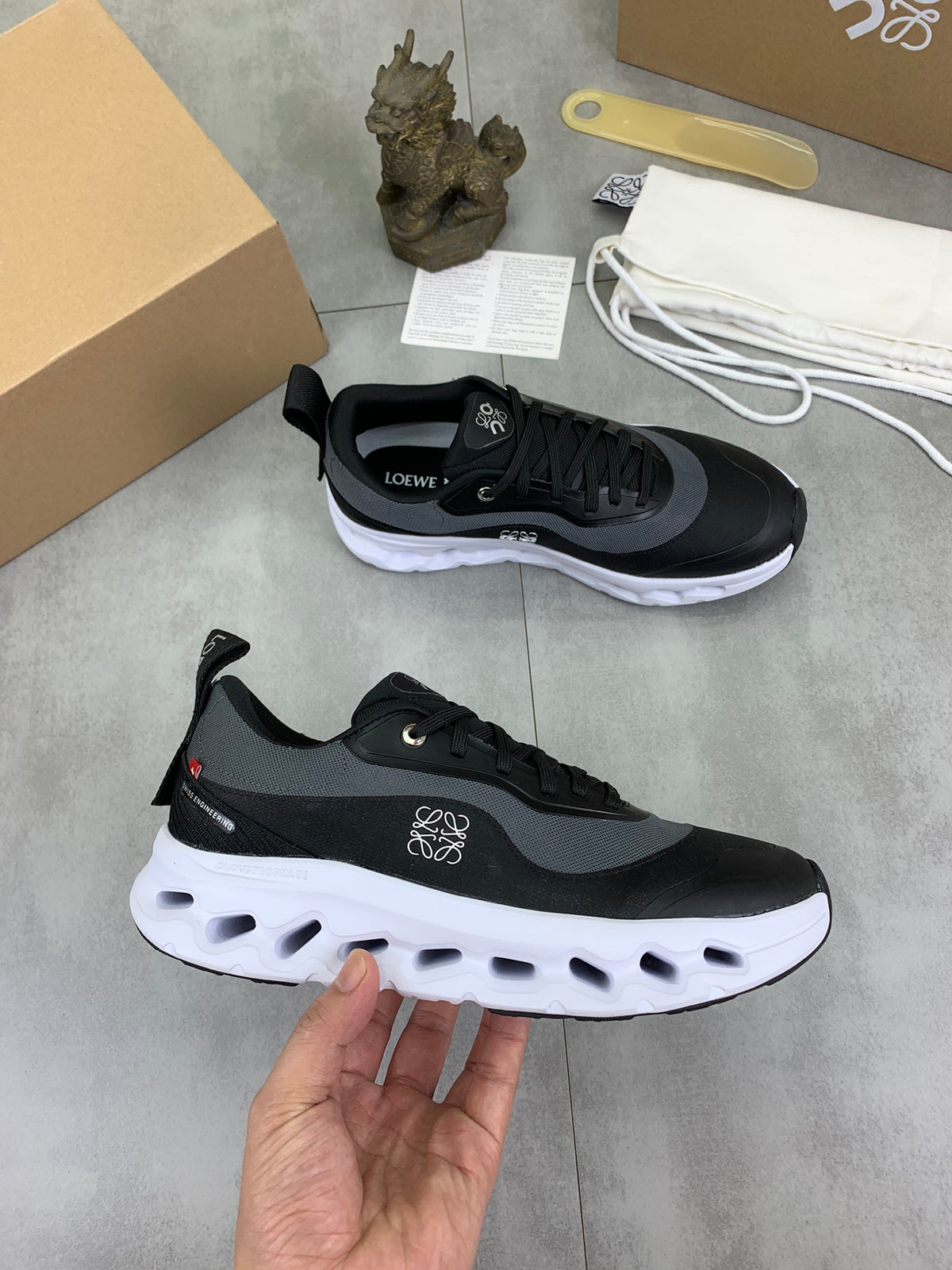 LOEWE x On Cloudtilt 2.0 Black & Grey Sneakers