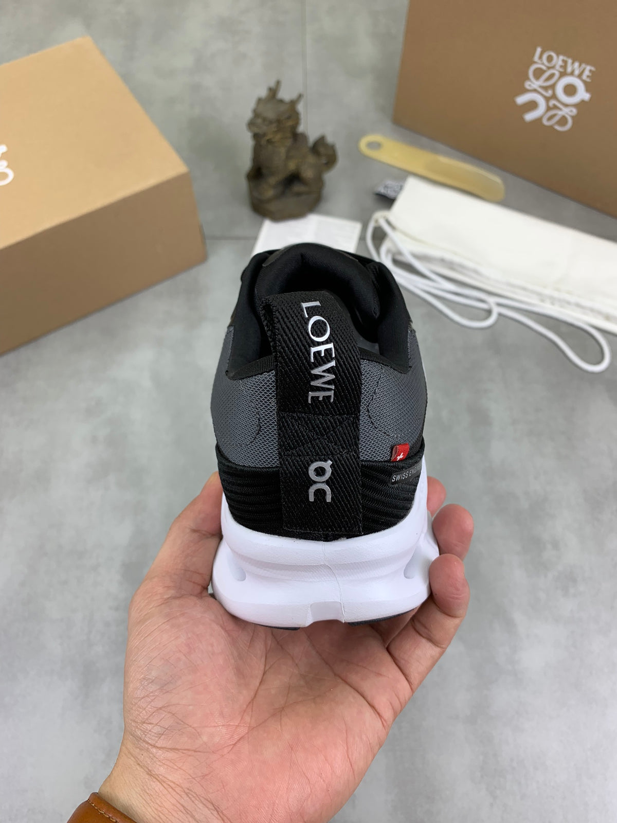 LOEWE x On Cloudtilt 2.0 Black & Grey Sneakers