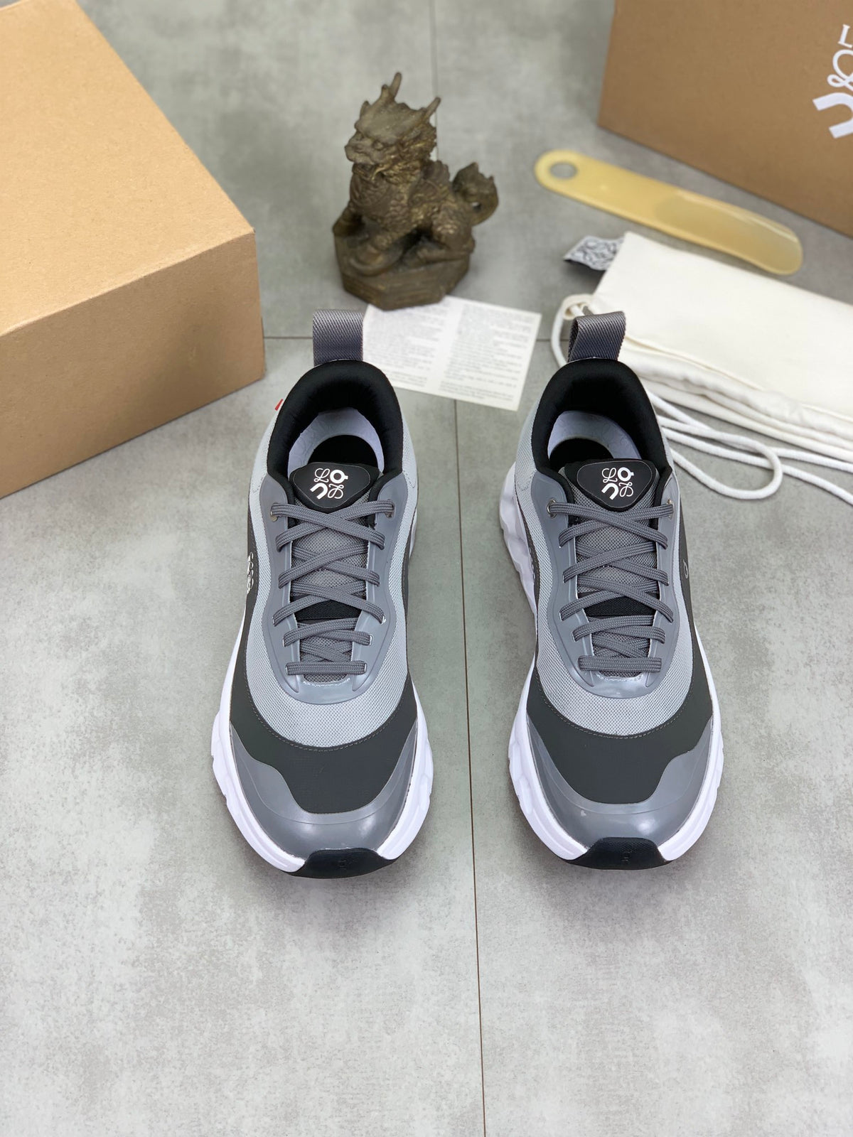LOEWE x On Cloudtilt 2.0 Grey & Black Sneakers
