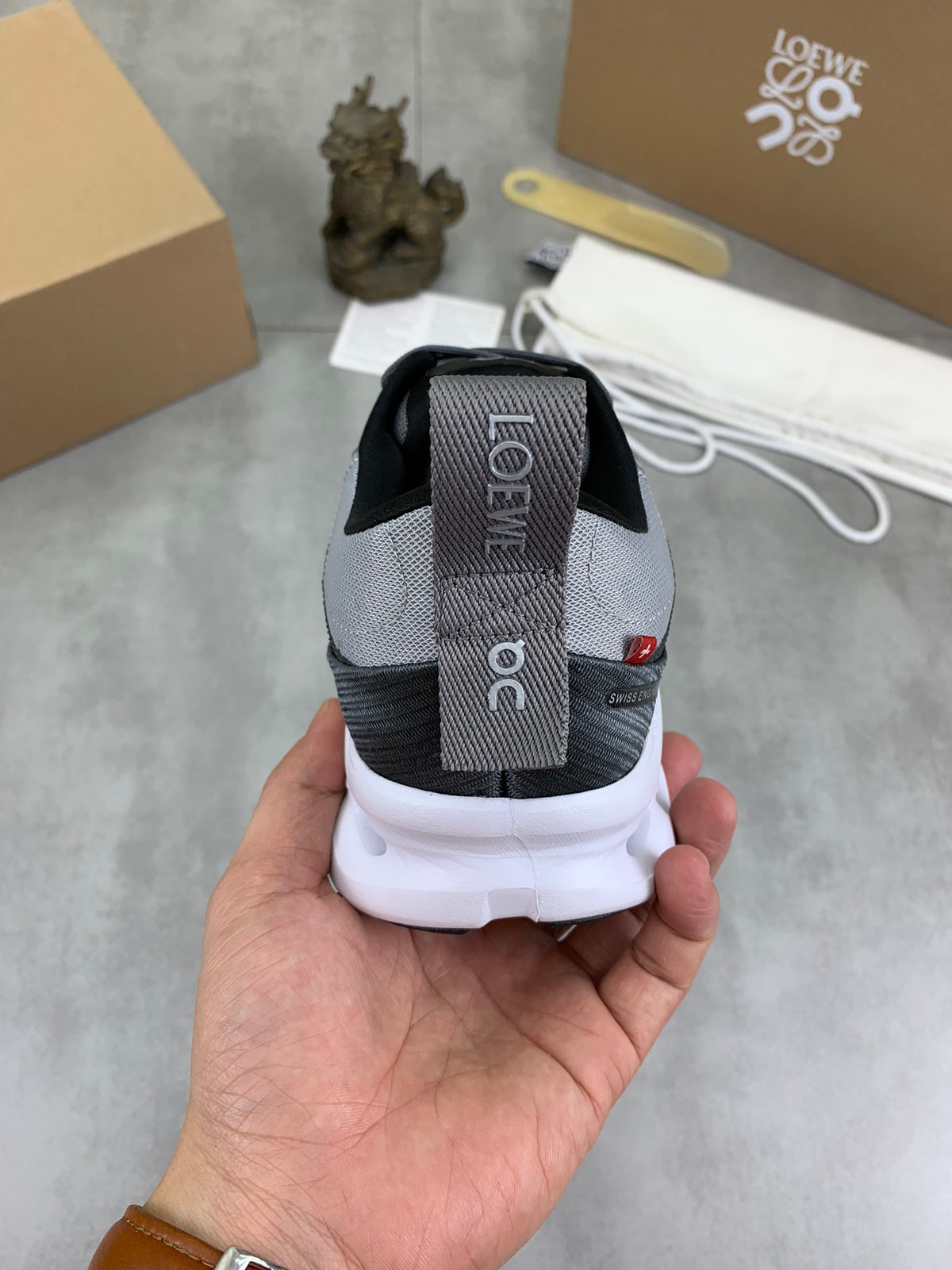 LOEWE x On Cloudtilt 2.0 Grey & Black Sneakers