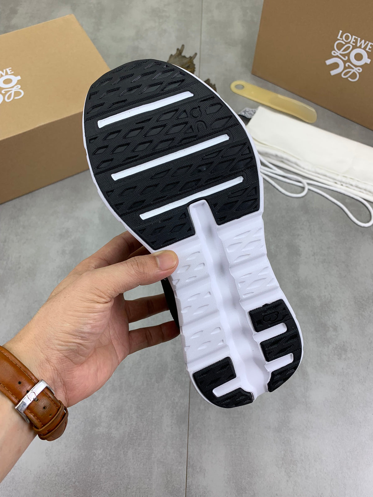 LOEWE x On Cloudtilt 2.0 Grey & Black Sneakers