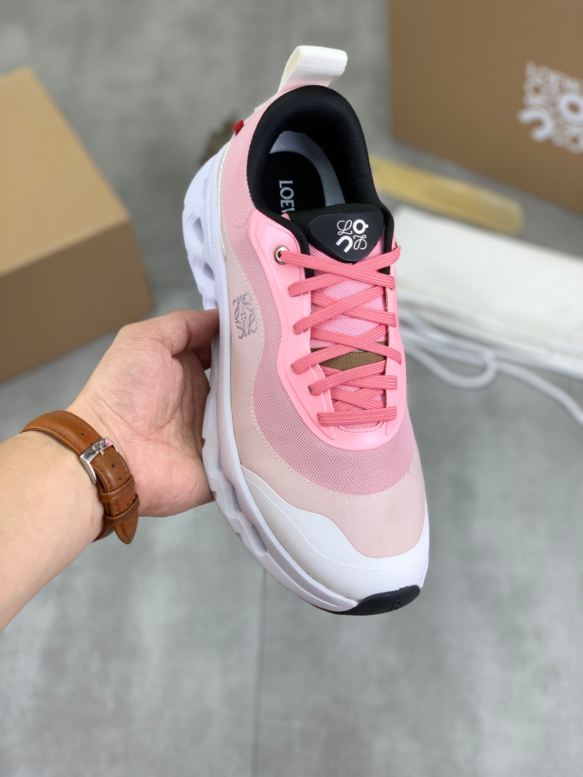 LOEWE x On Cloudtilt 2.0 Pink Gradient Sneakers