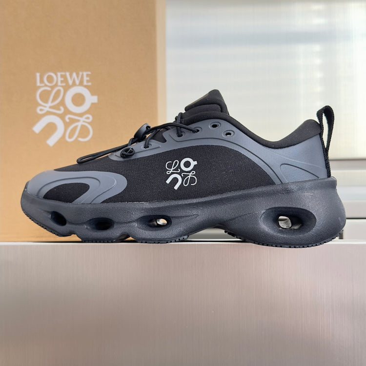 LOEWE x On Cloudsolo Black & Grey Sneakers