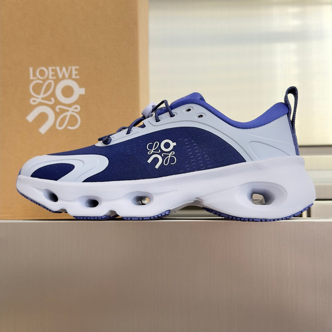 LOEWE x On Cloudsolo Blue & White Sneakers