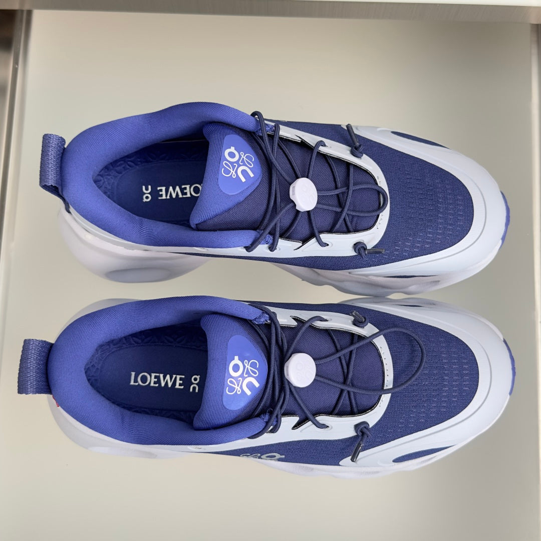 LOEWE x On Cloudsolo Blue & White Sneakers