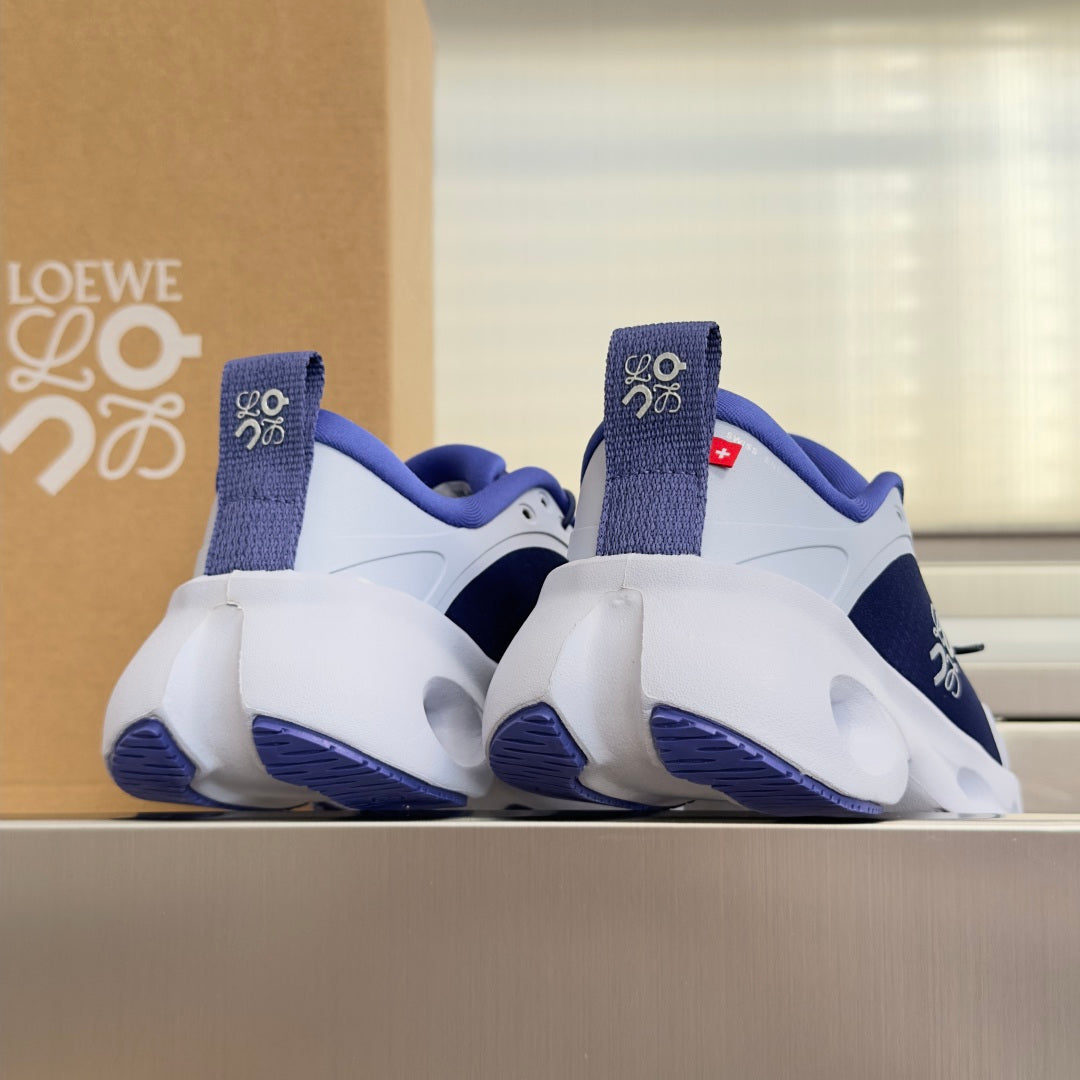 LOEWE x On Cloudsolo Blue & White Sneakers