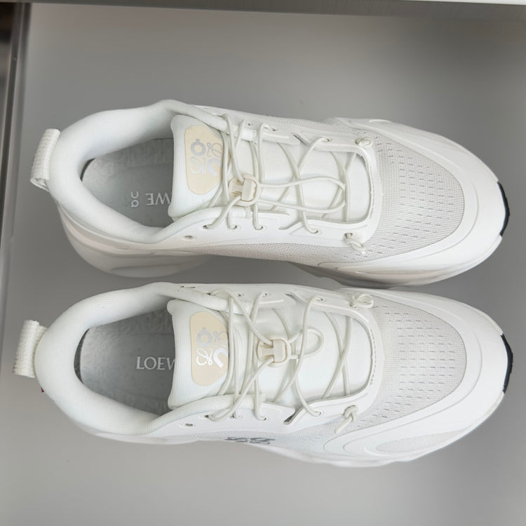 LOEWE x On Cloudsolo White & Light Grey Sneakers