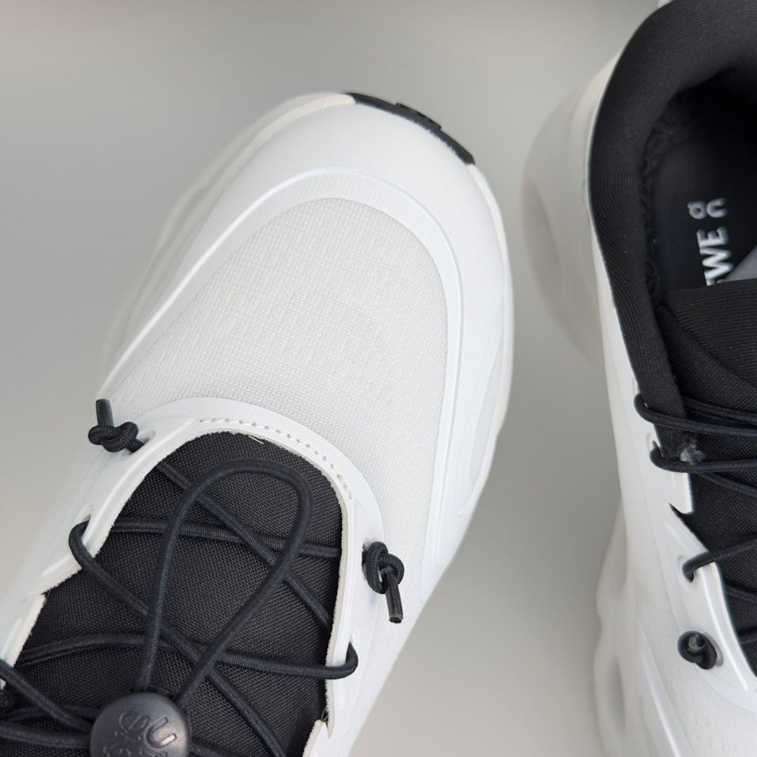 LOEWE x On Cloudsolo White & Black Sneakers