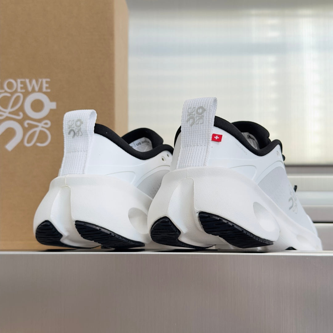 LOEWE x On Cloudsolo White & Black Sneakers