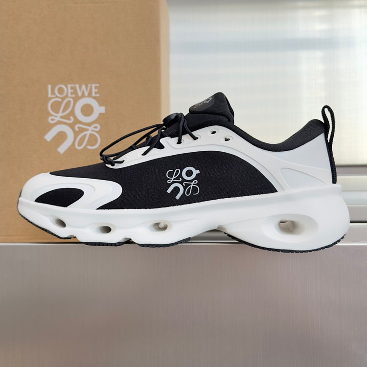 LOEWE x On Cloudsolo Black & White Sneakers