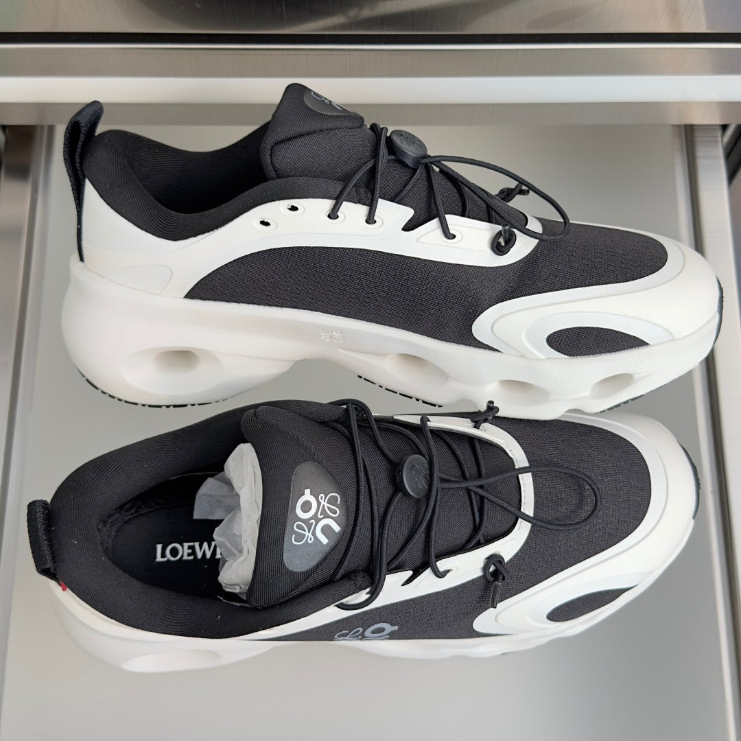 LOEWE x On Cloudsolo Black & White Sneakers