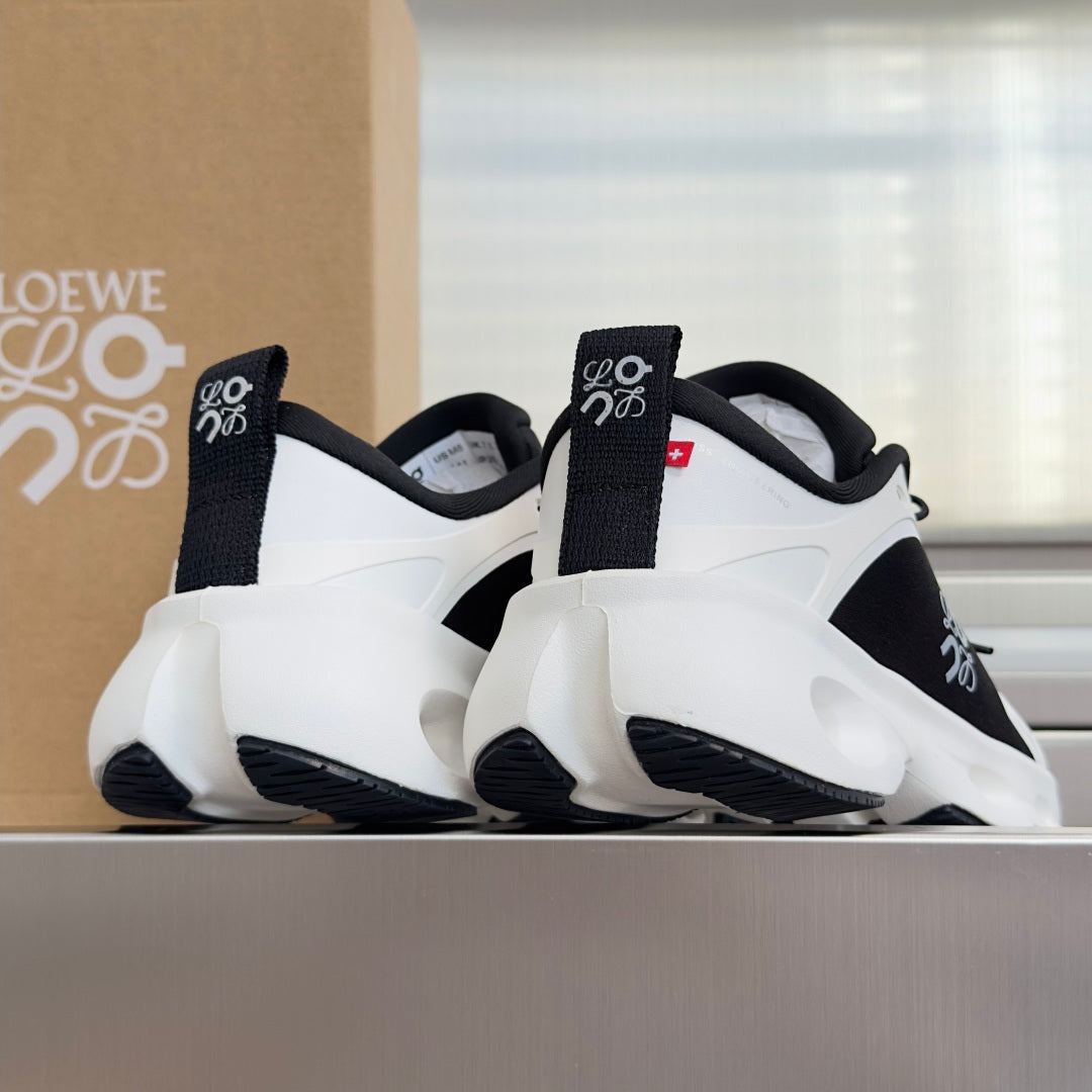 LOEWE x On Cloudsolo Black & White Sneakers