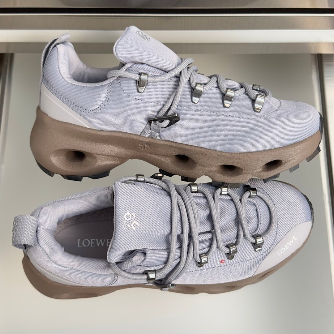 LOEWE x On Light Grey & Taupe Sneakers