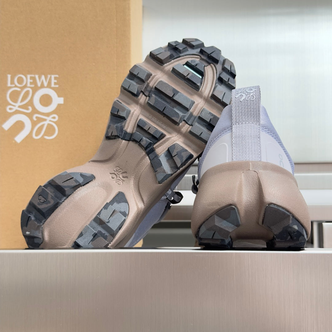 LOEWE x On Light Grey & Taupe Sneakers
