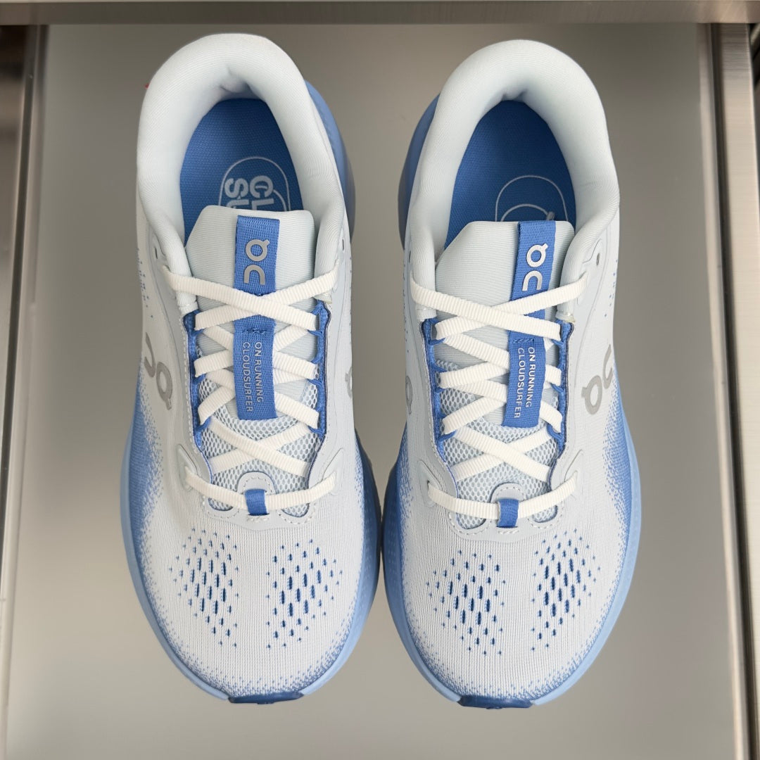 On Cloudvista 3 White & Light Blue Sneakers