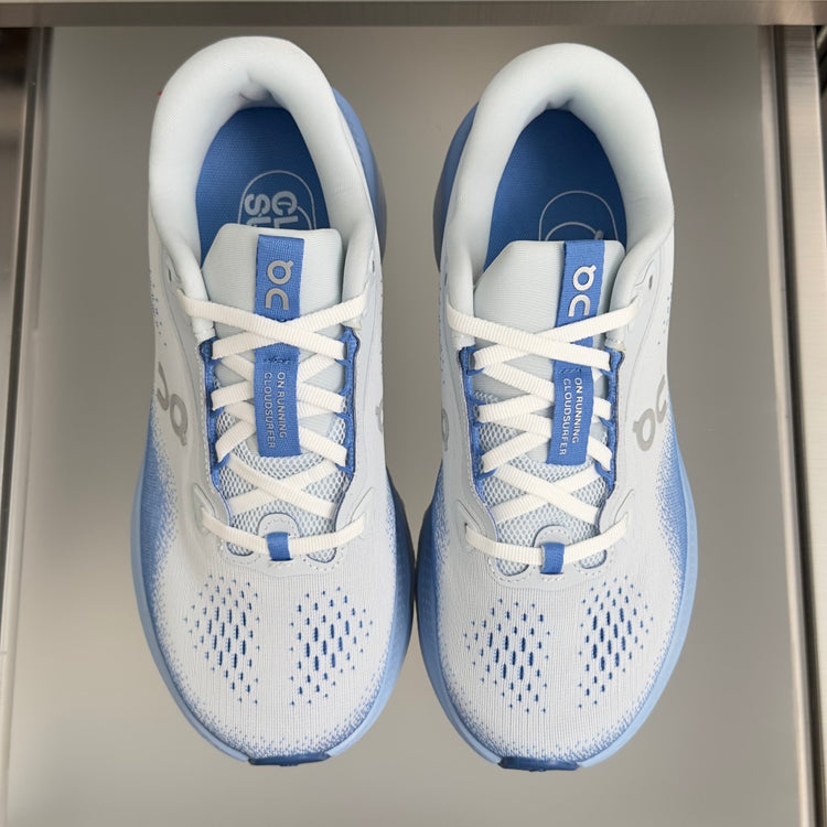 On Cloudvista 3 White & Light Blue Sneakers